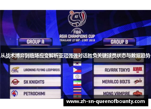 从战术博弈到临场应变解析亚冠强强对话胜负关键球员状态与数据趋势 从战术博弈到临场应变解析亚冠强强对话胜负关键球员状态与数据趋势